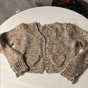 LoveShackFancy Knit Cardigan Sweater